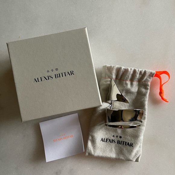 Alexis Bittar Silver Cuff Bracelet - Picture 4 of 13